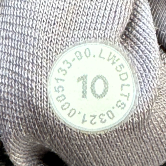 Lululemon Wunder Train HR Tight 25" Denim Wash Print Dusky Lavender Black Sz 10 - Picture 8 of 8